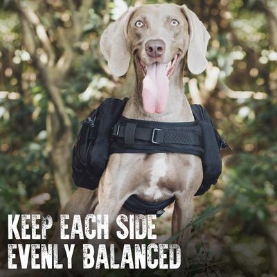 Show full view: OneTigris Mammoth Dog Pack, Black, Medium slide 7 of 8