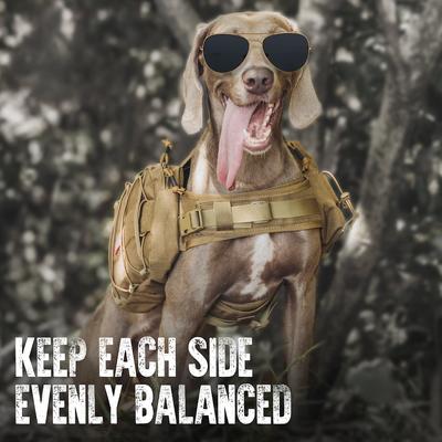 Show full view: OneTigris Mammoth Dog Pack, Coyote Brown, Large slide 9 of 10