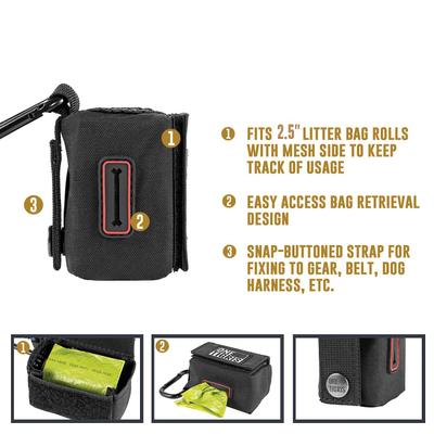 Show full view: OneTigris Mini Dog Poop Bag Pouch slide 5 of 7