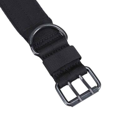 Show full view: OneTigris Nylon Military Dog Collar, Black, Medium: 14.6 to 17.7-in neck, 1.5-in wide slide 5 of 10