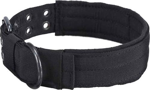 Show full view: OneTigris Nylon Military Dog Collar, Black, Medium: 14.6 to 17.7-in neck, 1.5-in wide slide 7 of 10