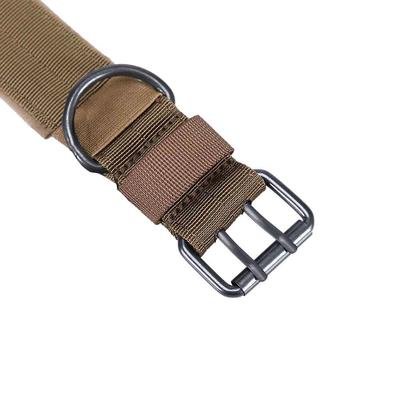 Show full view: OneTigris Nylon Military Dog Collar, Coyote Brown, Medium: 14.6 to 17.7-in neck, 1.5-in wide slide 4 of 9
