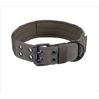 OneTigris OneTigris Nylon Military Dog Collar, Ranger Green, Large: 17.7 to 20.9-in neck, 1.5-in wide