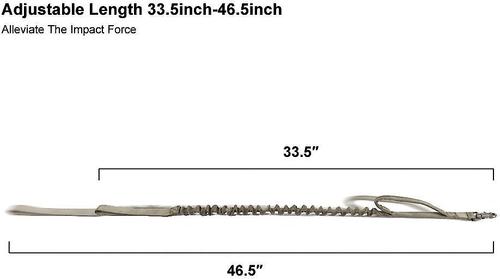 Show full view: OneTigris Training Nylon Bungee Dog Leash, Ranger Green, 3.875-ft long, 1-in wide slide 7 of 9