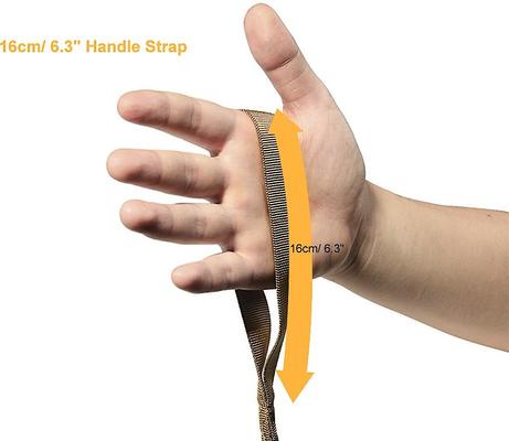 Show full view: OneTigris Training Nylon Bungee Dog Leash, Tan, 3.875-ft long, 1-in wide slide 7 of 12