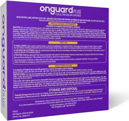 Show full view: Onguard Plus Flea & Tick Collar for Dogs, 2 collars (12-mos. supply) slide 2 of 8
