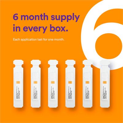 Show full view: Onguard Plus Flea & Tick Spot Treatment for Cats, over 1.5 lbs, 6 Doses (6-mos. supply) slide 4 of 9