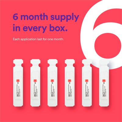 Show full view: Onguard Plus Flea & Tick Spot Treatment for Dogs, 45-88 lbs, 6 Doses (6-mos. supply) slide 4 of 10