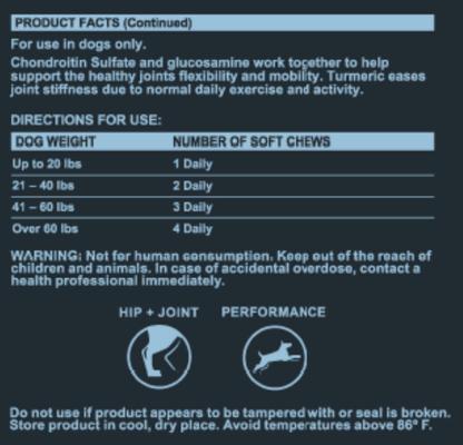 Show full view: Operation Good Boy Beef Flavored Hip & Joint Supplement for Dogs, 90 count slide 9 of 11