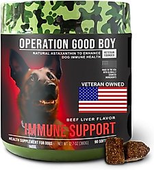 Operation Good Boy Beef Flavored Immunity Supplement for Dogs, 90 count
