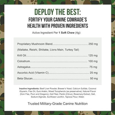 Show full view: Operation Good Boy Beef Flavored Immunity Supplement for Dogs, 90 count slide 4 of 10
