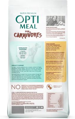 Show full view: Optimeal Grain-Free Chicken & Veggies Recipe All Breed Dry Dog Food, 22-lb bag slide 3 of 7