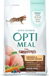 Optimeal Grain-Free Chicken & Veggies Recipe Dry Cat Food, 3.3-lb bag