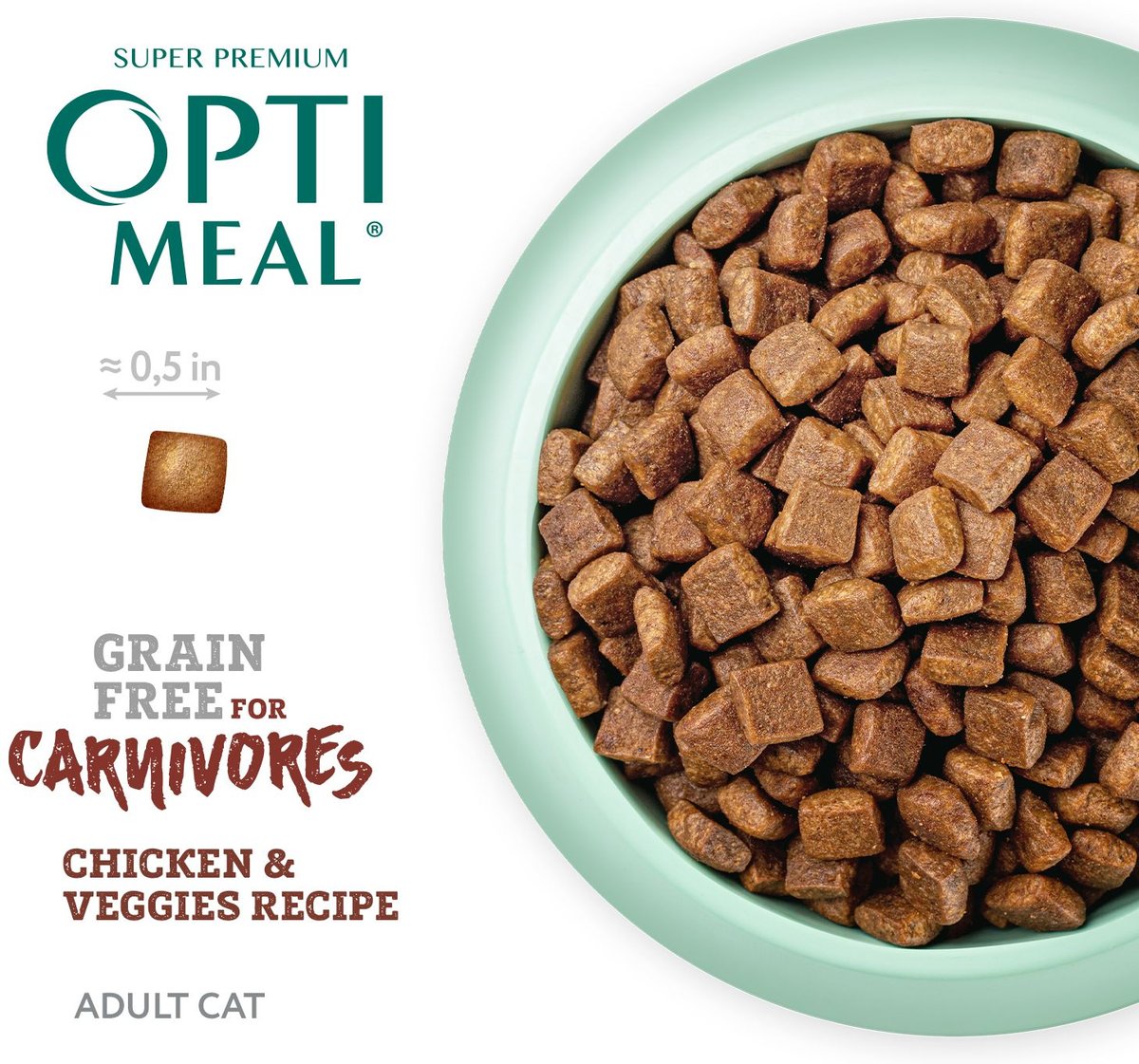 Optimeal Grain-Free Turkey & Veggies Recipe Dry Cat Food