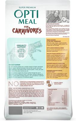 Show full view: Optimeal Grain-Free Chicken & Veggies Recipe Dry Cat Food, 8.8-lb bag slide 3 of 6