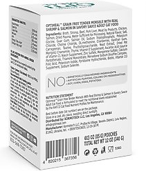 Optimeal Grain-Free Tender Morsels with Real Shrimp & Salmon In Savory Sauce Recipe Wet Cat Food, 3-oz pouch, case of 24 slide 2 of 5