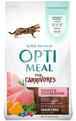 Optimeal Grain-Free Turkey & Veggies Recipe Dry Cat Food, 8.8-lb bag