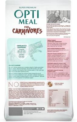 Show full view: Optimeal Grain-Free Turkey & Veggies Recipe Dry Cat Food, 8.8-lb bag slide 3 of 6