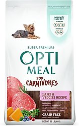 Optimeal Grain-Free Weight Management Lamb & Veggies Recipe Toy Breed Dry Dog Food, 8.8-lb bag