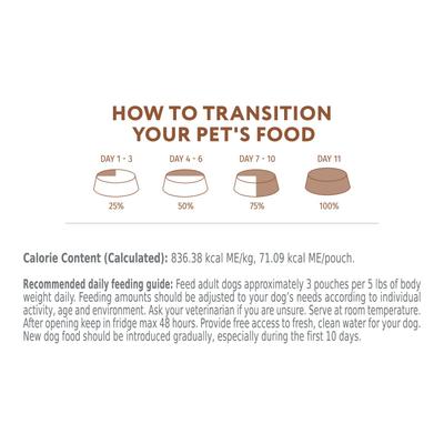 Show full view: Optimeal Liver & Turkey Recipe Tender Morsels Grain-Free in Aspic Adult Wet Dog Food, 3-oz pouch, 12 count slide 5 of 6