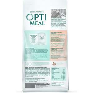 Optimeal Puppy Skin & Digestive Support Lamb & Rice Recipe Toy Breed Dry Dog Food, 3.3-lb bag
