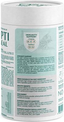 Show full view: Optimeal Vital Nurture Kitten Chicken & Rice Recipe Dry Cat Food, 1.4-lb carton tube, case of 2 slide 3 of 4