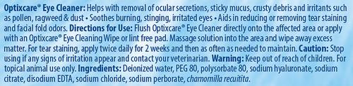 Show full view: Optixcare Dog & Cat Eye Cleaner, 3.38-oz bottle slide 5 of 7