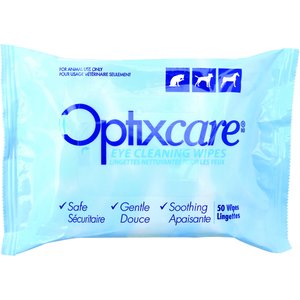 Optixcare Dog & Cat Eye Cleaning Wipes, 50 count