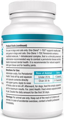 Show full view: Ora-Clens 1-TDC Periodontal Dog & Cat Supplement, 120 count slide 10 of 11
