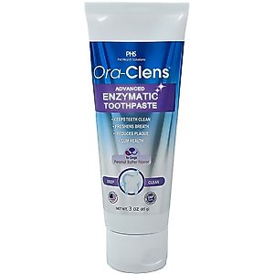 Ora-Clens Advanced Enzymatic Peanut Butter Flavor Dog Toothpaste, 3-fl oz tube