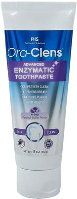 Show full view: Ora-Clens Advanced Enzymatic Peanut Butter Flavor Dog Toothpaste, 3-fl oz tube slide 1 of 5