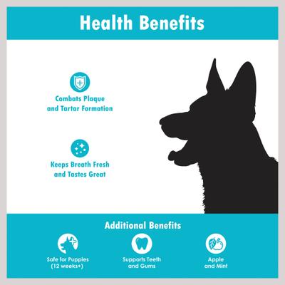 Show full view: Ora-Clens Apple & Fresh Mint Dog Dental Foam, 5-oz bottle slide 5 of 10