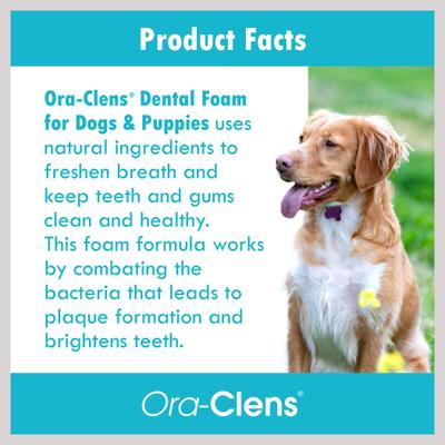 Show full view: Ora-Clens Apple & Fresh Mint Dog Dental Foam, 5-oz bottle slide 7 of 10