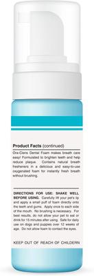 Show full view: Ora-Clens Apple & Fresh Mint Dog Dental Foam, 5-oz bottle slide 9 of 10