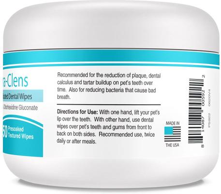 Show full view: Ora-Clens Teeth Cleaning & Gum Care Cleaning Wipes for Dogs, 50 count slide 6 of 11