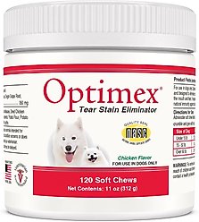 Ora-Clens Optimex Tear Stain Dog Supplement, 60 count
