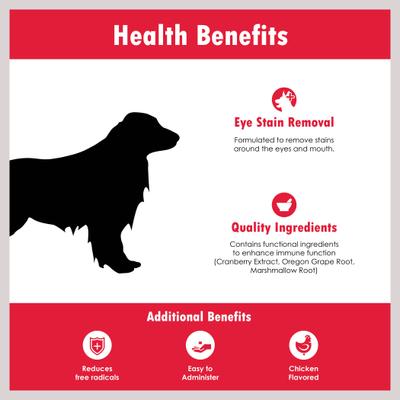 Show full view: Ora-Clens Optimex Tear Stain Dog Supplement, 60 count slide 5 of 11