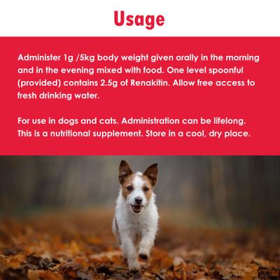 Show full view: Ora-Clens Solutions Renakitin Dog & Cat Supplement, 180-grams slide 6 of 10