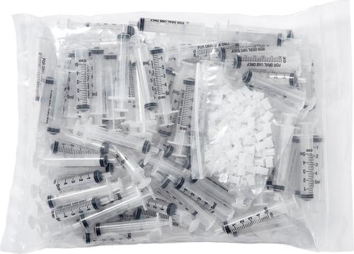 Show full view: Oral Syringes Dispensing Syringes with Tip Cap, 5-cc, 100 count slide 3 of 8