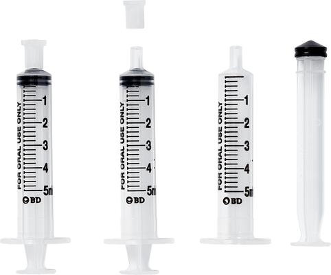 Show full view: Oral Syringes Dispensing Syringes with Tip Cap, 5-cc, 100 count slide 4 of 8