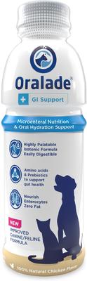 Show full view: Oralade GI Support Microenteral Nutrition & Oral Hydration Chicken Flavor Dog & Cat Supplement, 500-ml bottle slide 1 of 7