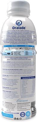 Show full view: Oralade GI Support Microenteral Nutrition & Oral Hydration Chicken Flavor Dog & Cat Supplement, 500-ml bottle slide 3 of 7