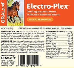Oralx Electro-Plex Electolyte Recovery Paste Horse Supplement, 1.2-oz syringe slide 2 of 2