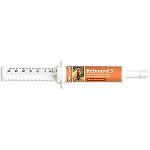 Oralx Rebound 3 Digestive Paste Horse Supplement, 1.2-oz syringe