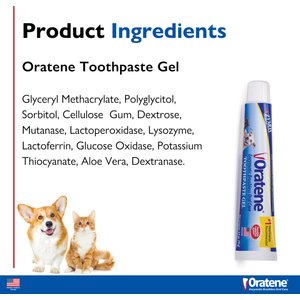 Oratene Brushless Oral Care Dog & Cat Dental Gel, 2.5-oz tube