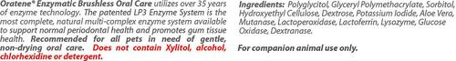 Show full view: Oratene Enzymatic Brushless Oral Care Dog & Cat Dental Gel, 1-oz tube slide 3 of 8