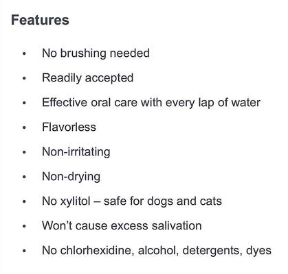 Show full view: Oratene Enzymatic Brushless Oral Care Dog & Cat Dental Water Additive, 4-fl oz bottle slide 6 of 11