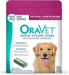 OraVet Hygiene Dental Chews for Large & Giant Dogs, over 50-lbs, 30 count