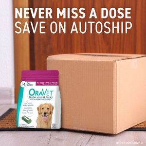 OraVet Hygiene Dental Chews for Large & Giant Dogs, over 50-lbs, 30 count