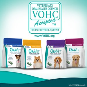 OraVet Hygiene Dental Chews for Small Dogs, 10-24 lbs., 30 count